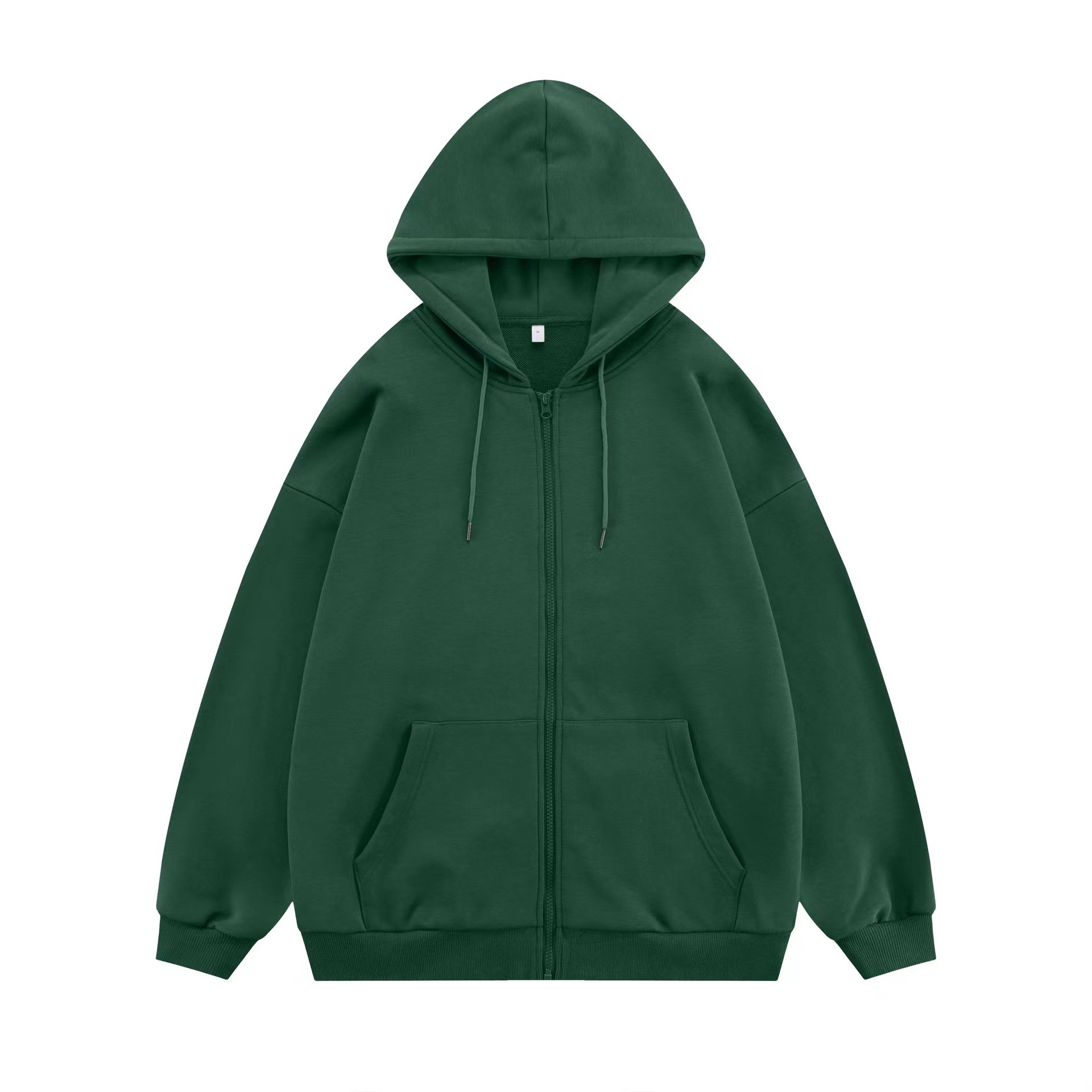 OEM high quality cotton wholesale oversize size men's hoodies zip up custom print logo hoodie for man and women