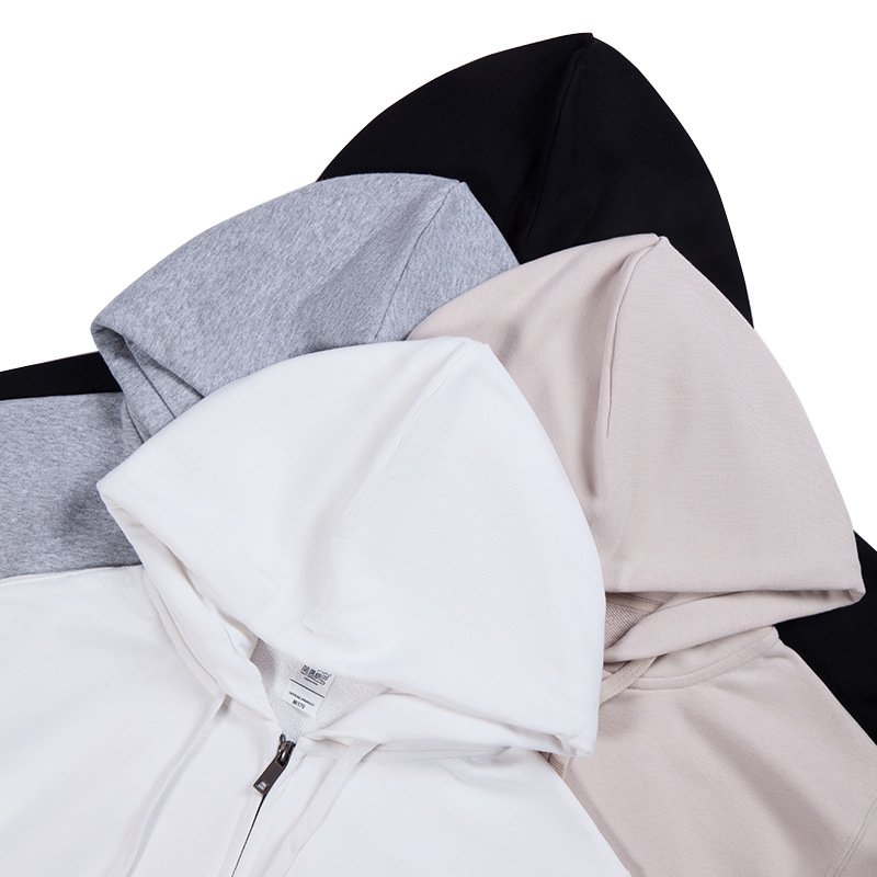OEM high quality cotton wholesale oversize size men's hoodies zip up custom print logo hoodie for man and women