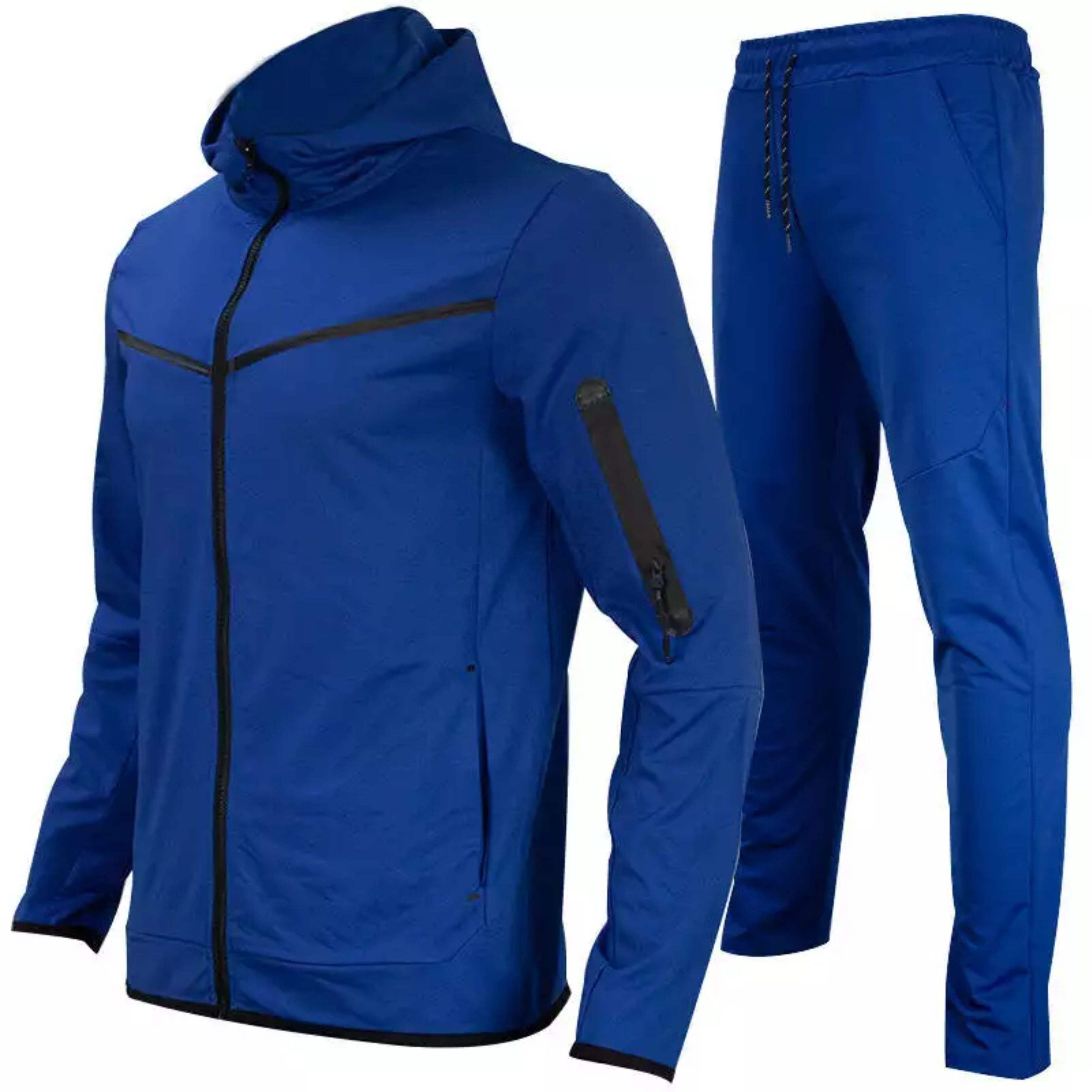Wholesale High Quality Men's Sports Clothing OEM Custom Sweat Suit Polyester Printed Men Tracksuit With Customization Logo
