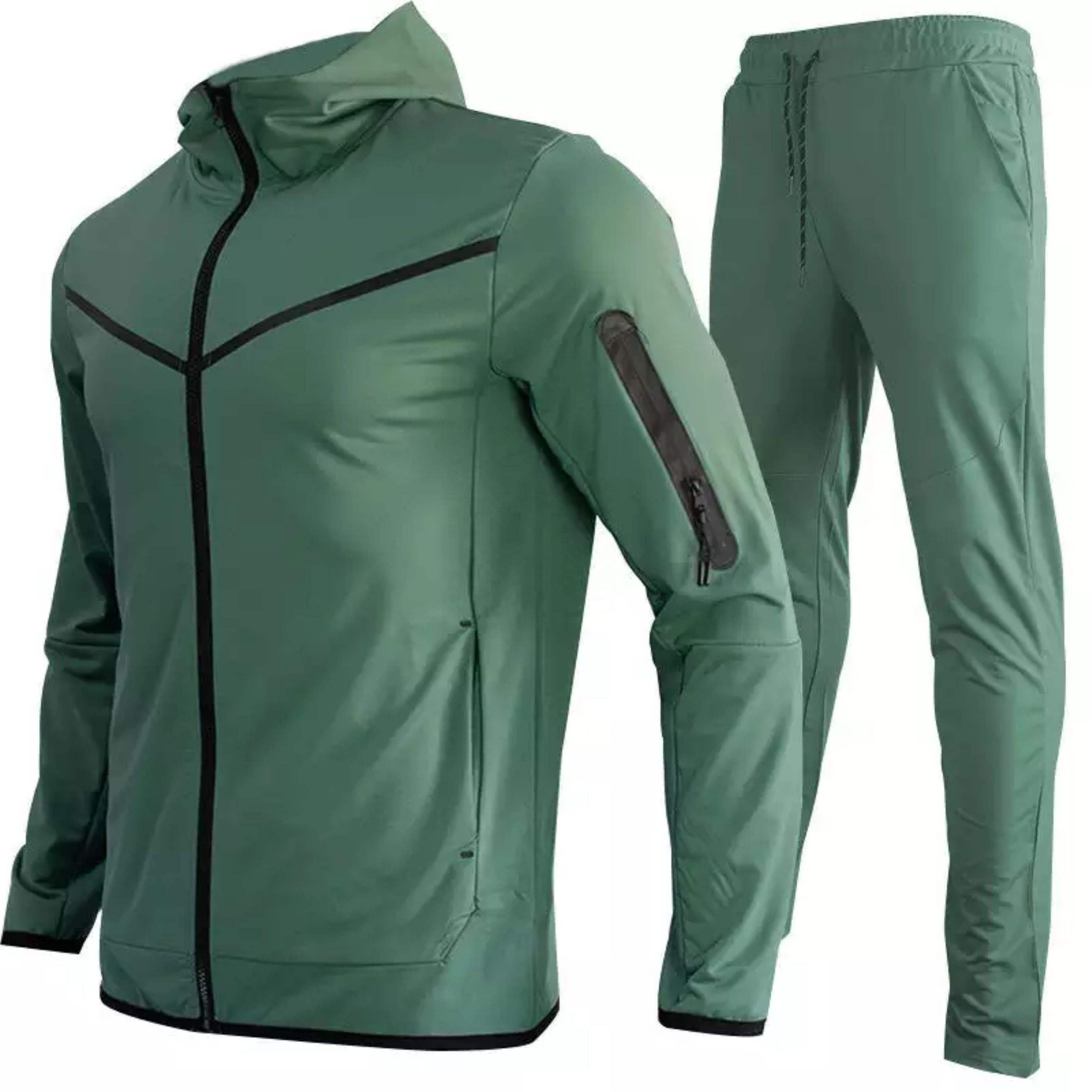 Wholesale High Quality Men's Sports Clothing OEM Custom Sweat Suit Polyester Printed Men Tracksuit With Customization Logo