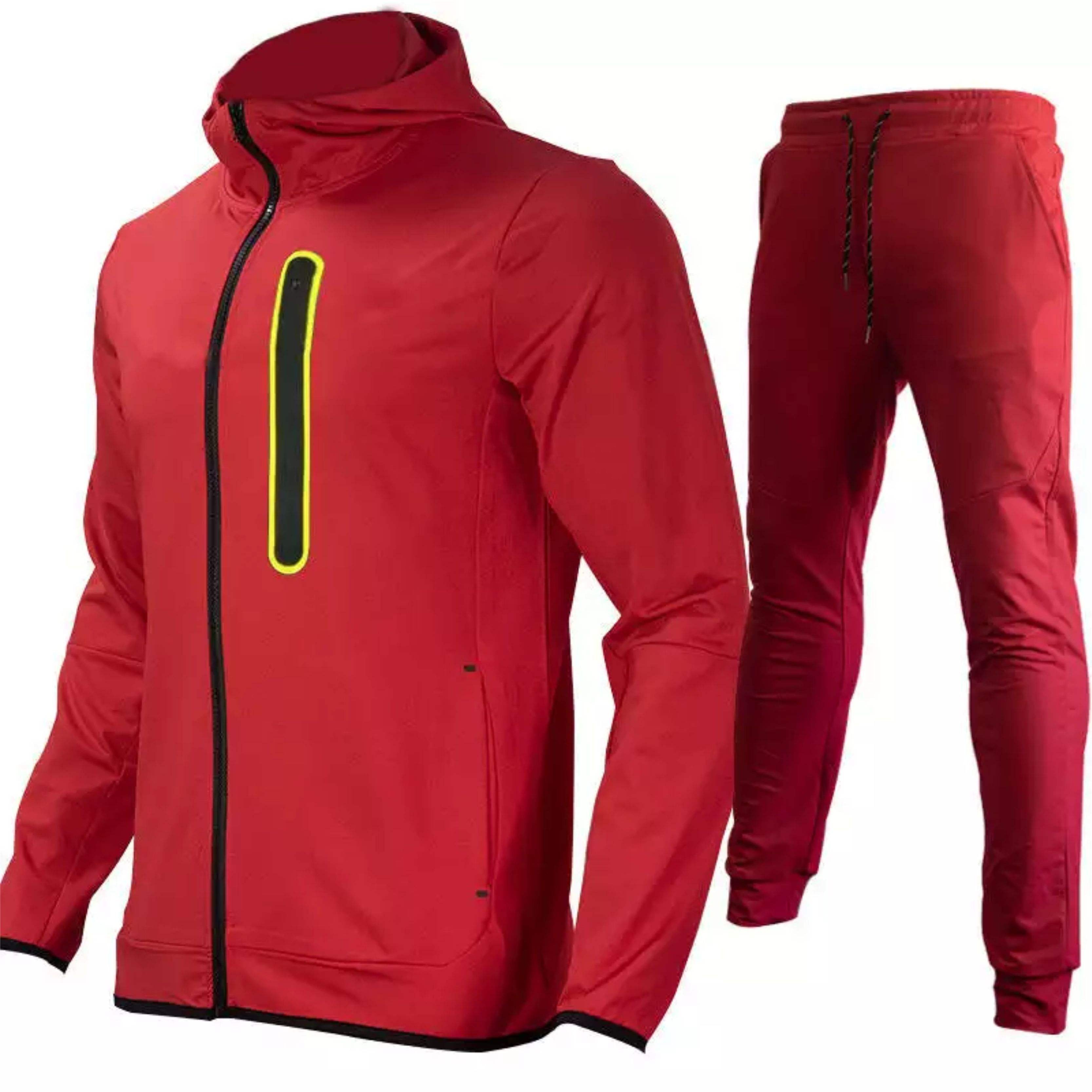 Wholesale High Quality Men's Sports Clothing OEM Custom Sweat Suit Polyester Printed Men Tracksuit With Customization Logo