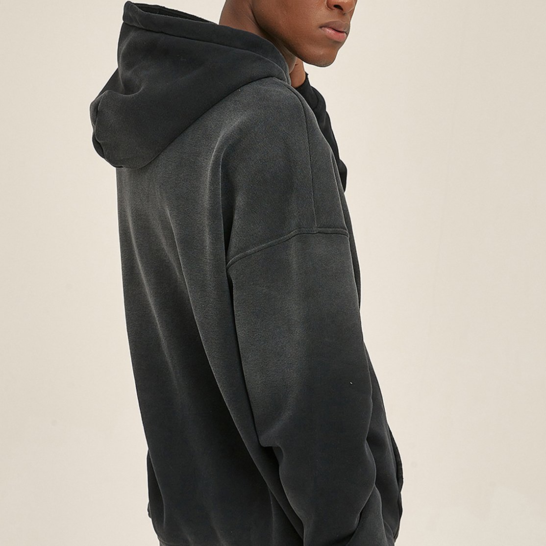 Quality Puff Printing Wholesale Heavyweight Cotton wash water Oversized Custom Print Luxury Pullover Cotton Custom Hoodies