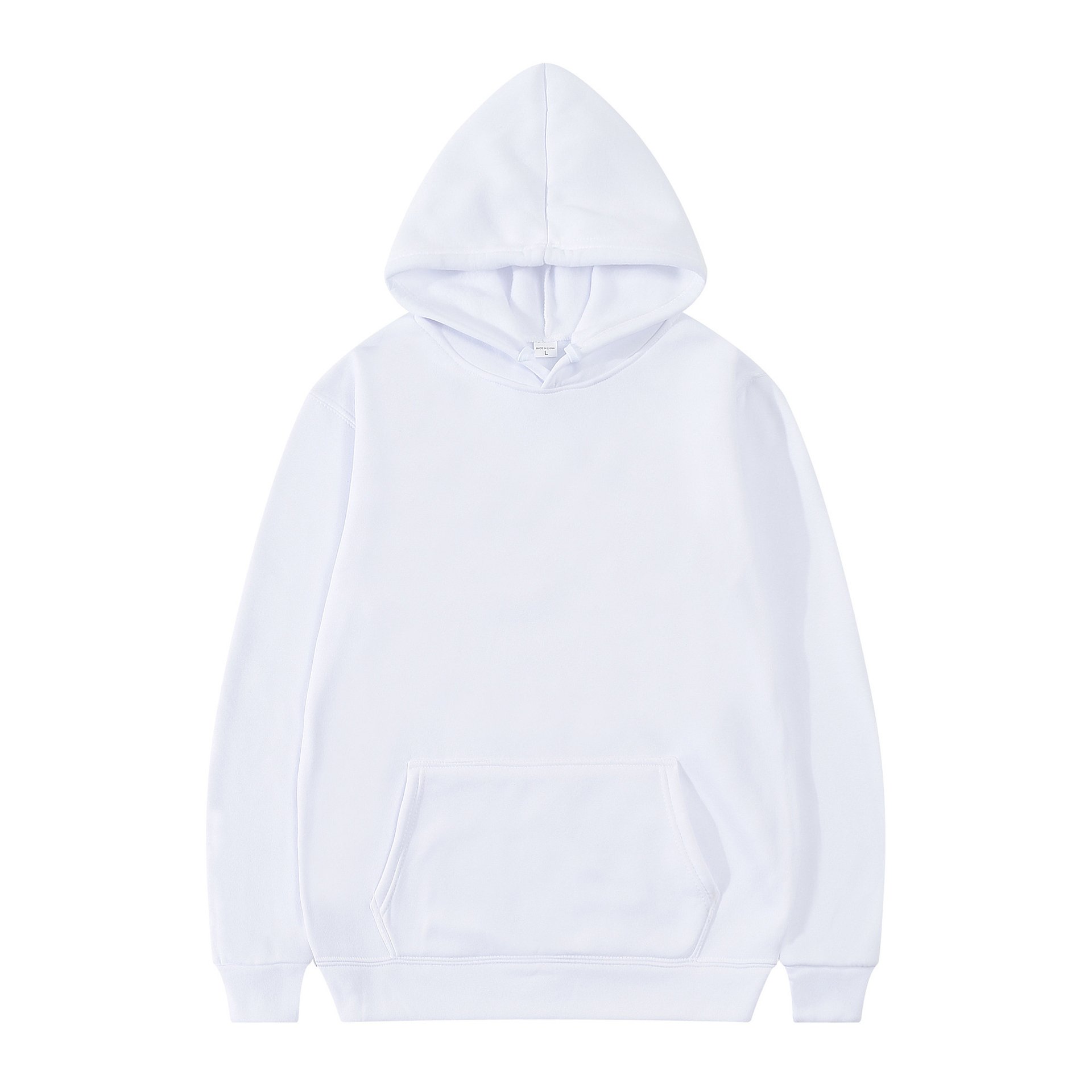 Plus Size Men's Hoodies & Sweatshirts Plain Pullover White Black Hoodies For Men Wholesale Custom Hoodies Unisex Manufacturer
