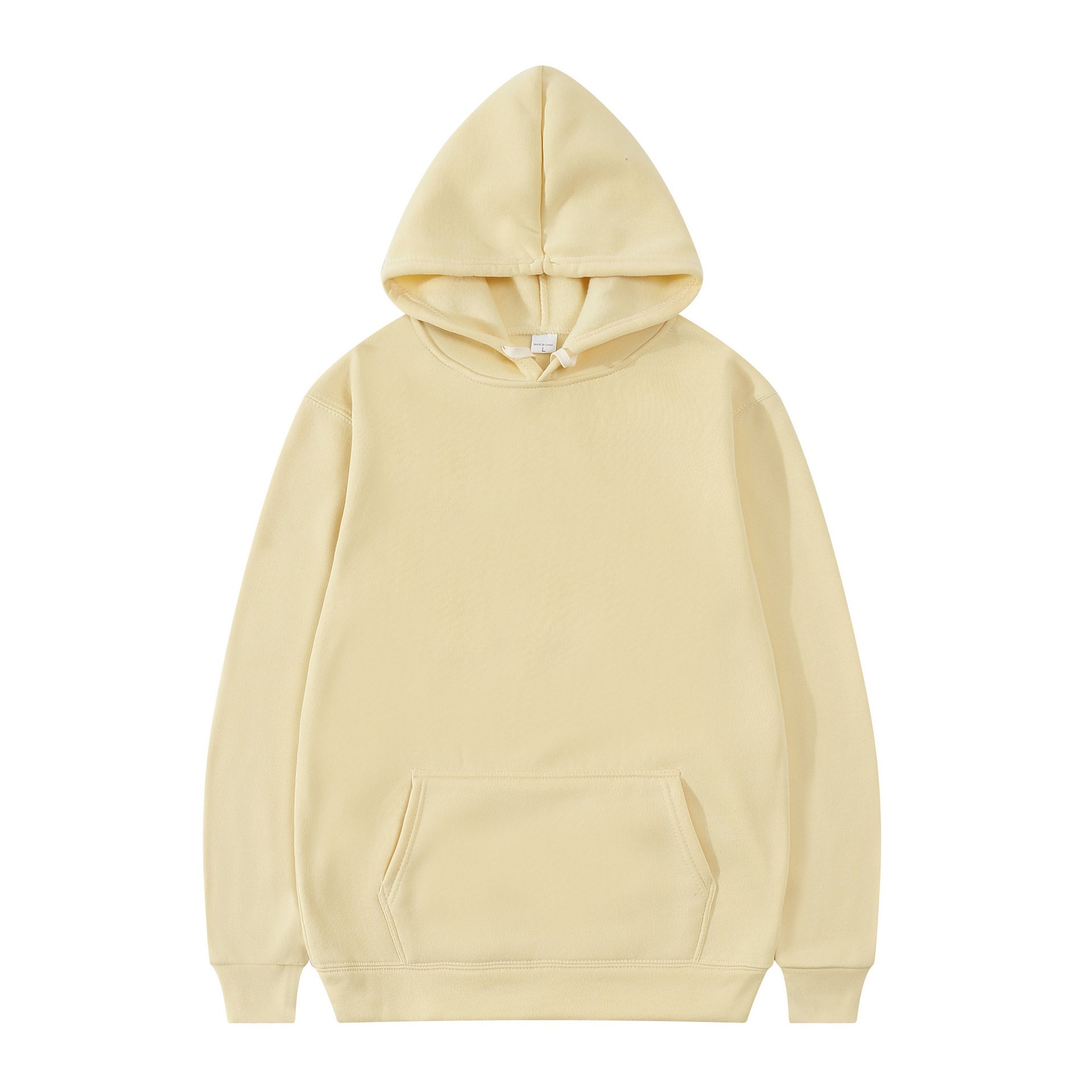 Plus Size Men's Hoodies & Sweatshirts Plain Pullover White Black Hoodies For Men Wholesale Custom Hoodies Unisex Manufacturer