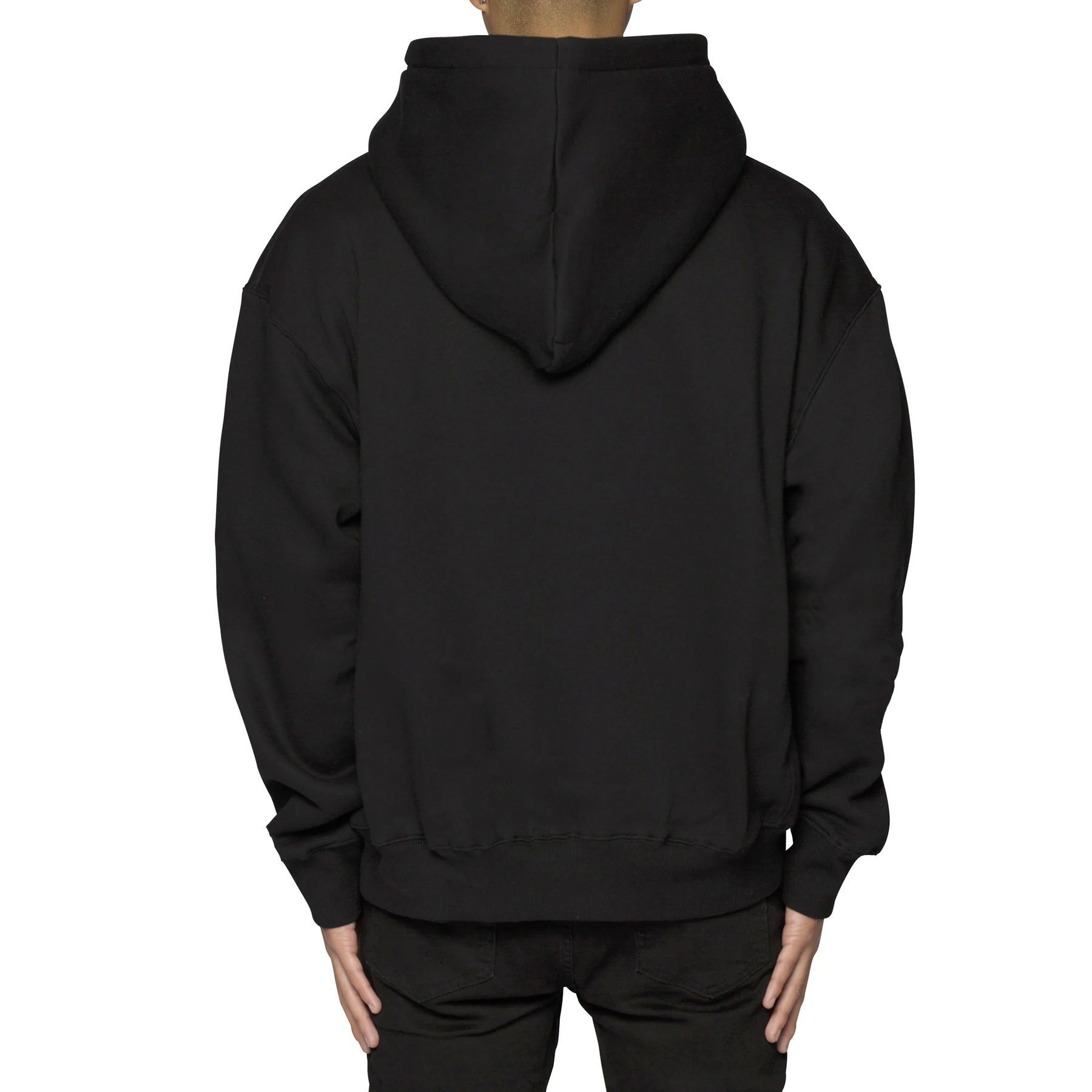 men's 100%cotton blank thick french terry luxury quality heavy weight oversized fit custom print logo men's hoodies&sweatshirts