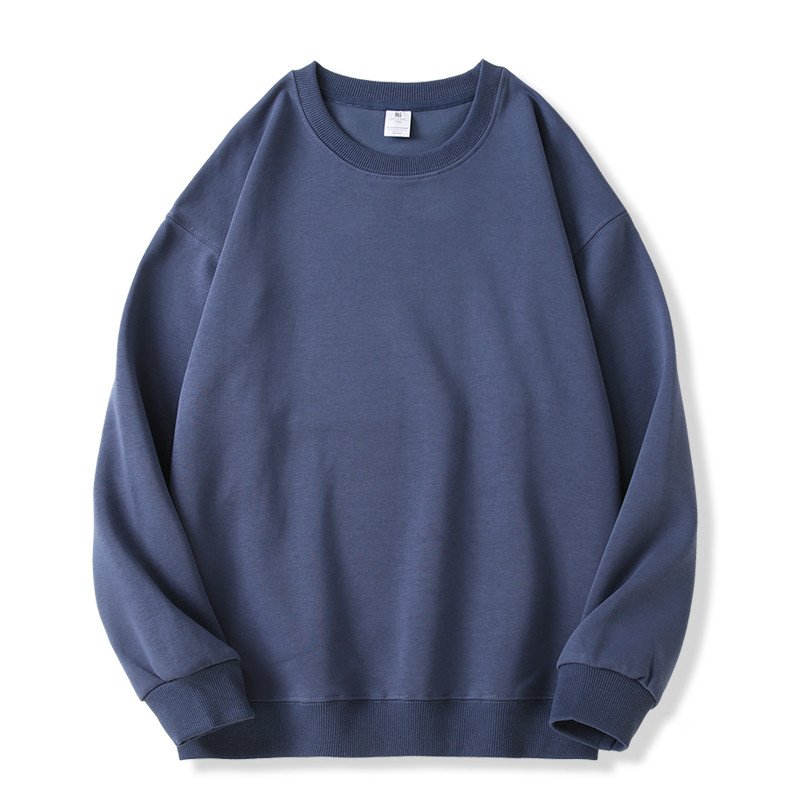 Wholesale Men's Round Neck Pullover Sweatshirt long sleeve oversized clothes loose cotton hoodie high quality