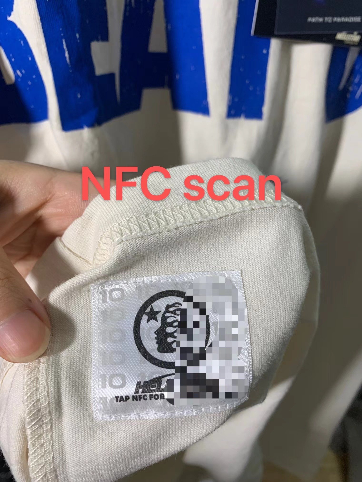 NFC Scan HELL hoodie creen Printed Men's Hoodie Sun Faded Vintage Washed Heavy Cotton Boxy Fit ODM/OEM Clothing