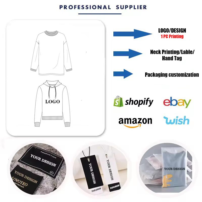 China Supplier Printed Custom Logo Plain Soft Pullover Cotton Hoodie Autumn Custom Athletic Men'S Hoodies Sweatshirts