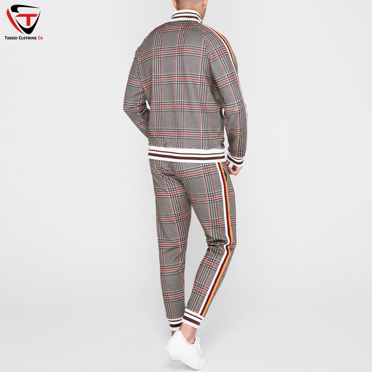 Wholesale % Polyester Casual Sublimation Hoodie Track Suit Custom Logo Unisex Sweatsuits For Training Men's Tracksuit