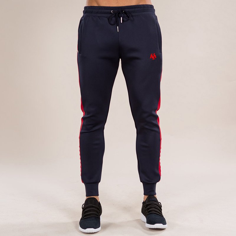 Manufacturer Wholesale Custom Plain Gym Tracksuit With Side Stripe 100% Cotton Men's Casual Sport Suit By Huzaifa Products