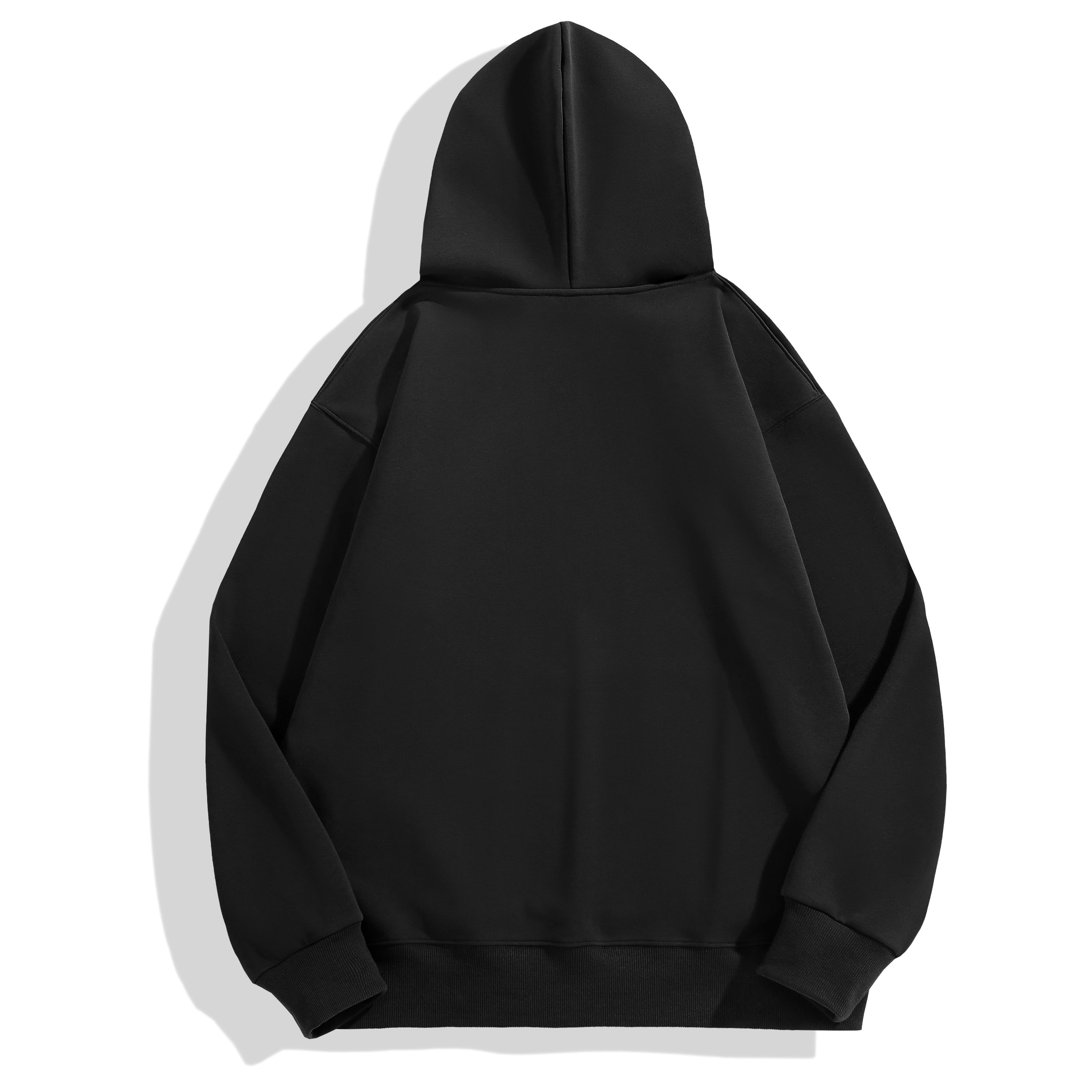 High Quality 500 GSM Cotton Thick Blank Plain Heavyweight Oversized Hoodies No String Unisex Custom Logo Plus Size Men's Hoodies