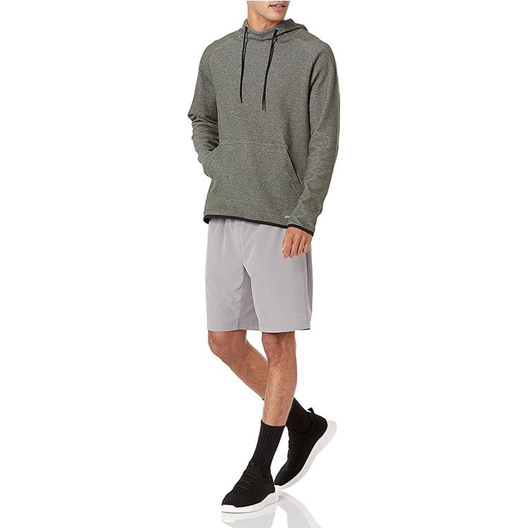 GINWEN 380-480gsm high quality cotton oversized blank fashion streetwear embroidery logo custom mens hoodie