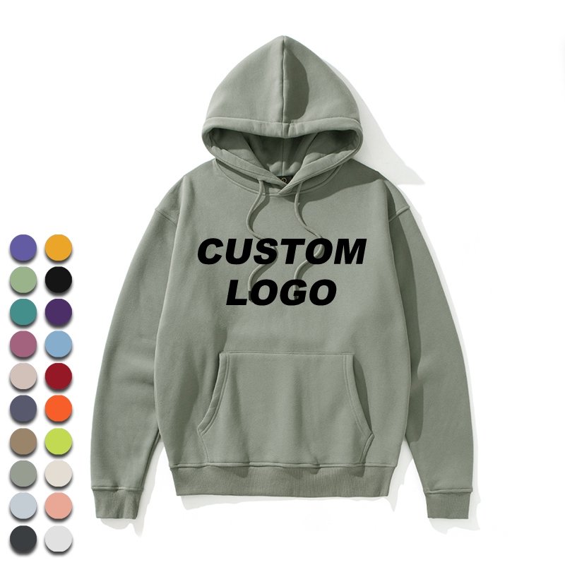 High Quality Autumn Unisex Pullover Embroidery Blank Hoodies cotton Men's Winter Hoodies & Sweatshirts