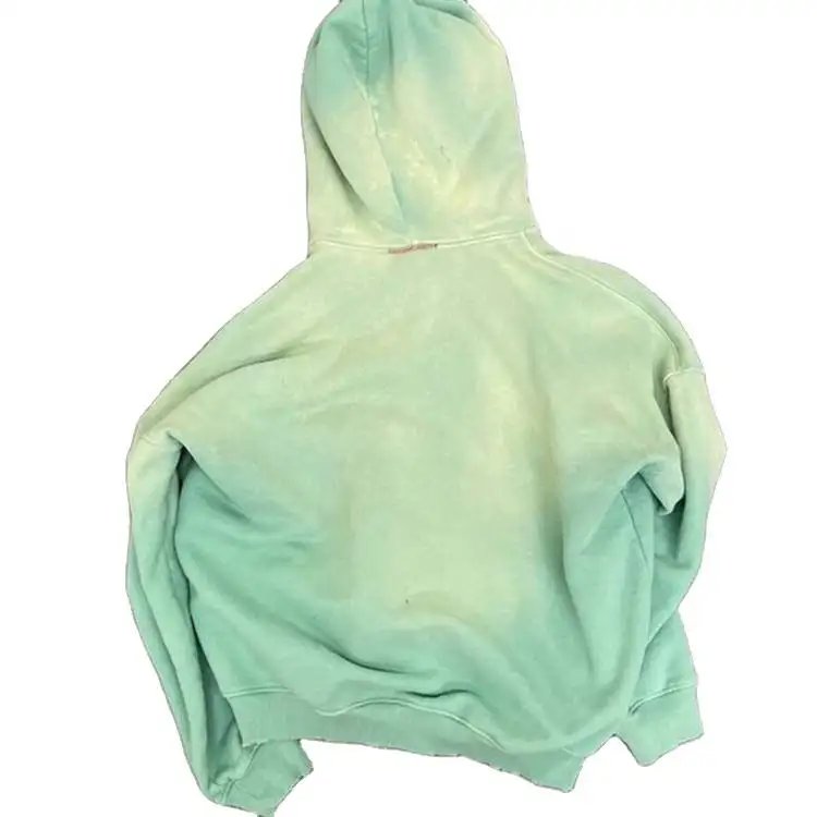 Wholesale Custom Stone Vintage Washed Hoodie Heavyweight Cotton French Terry Oversized Blank Acid Wash Men's Hoodies
