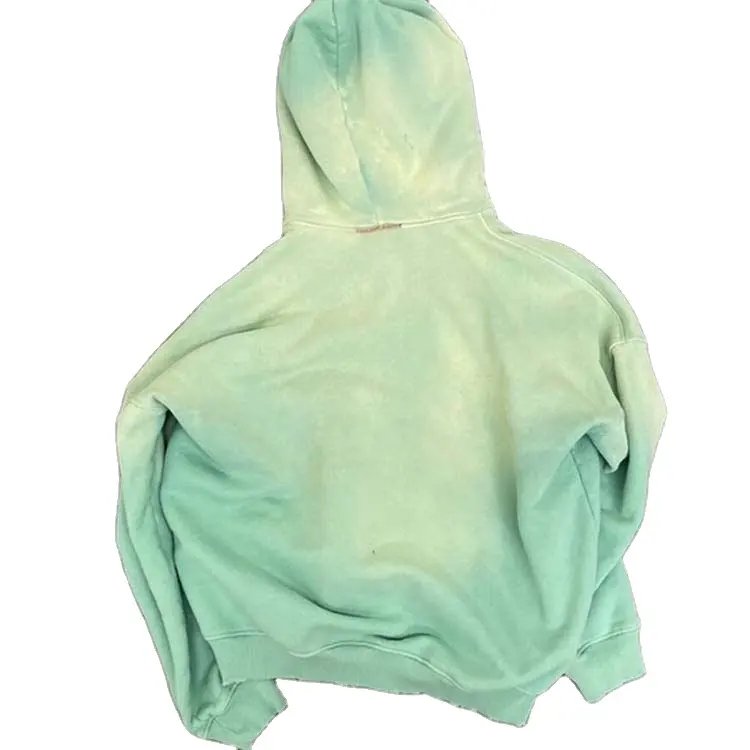 Wholesale Custom Stone Vintage Washed Hoodie Heavyweight Cotton French Terry Oversized Blank Acid Wash Men's Hoodies