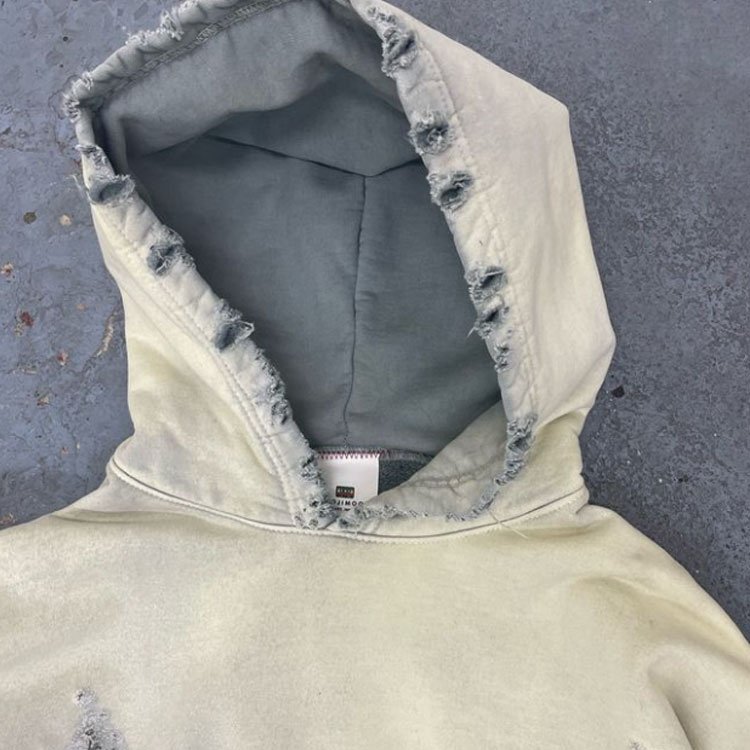 Fashionable 600 gsm pull over hoodies men heavy distressed wholesale hoodies oversized stone vintage washed hoodie blank