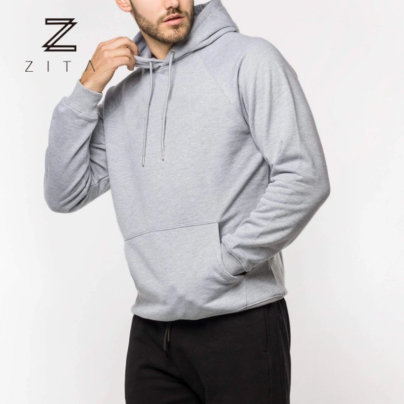 High Quality Boxy Fit Cotton Thick Heavy Weight French Terry Pullover Hoodie Custom Drop Shoulder Fleece Oversized Hoodie