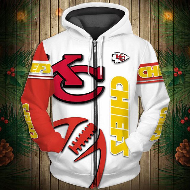 High Quality American Football Team Sports Hoodies Winter Wearing Zipper up Sweatshirts Casual Sports Men's Hoodies