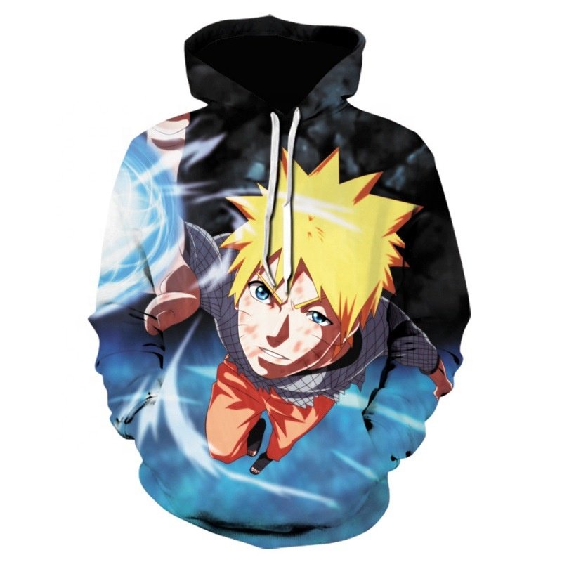 Japan's New Trendy 3D Printed Cartoon Animation Peripheral Naruto Akatsuki Organization All Members Hooded Sweatshirt Hoodie