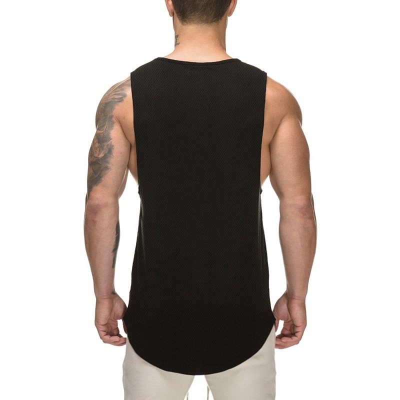 Custom gym fitness wear Cotton gym tank top fitness shirts workout clothing men's tank tops