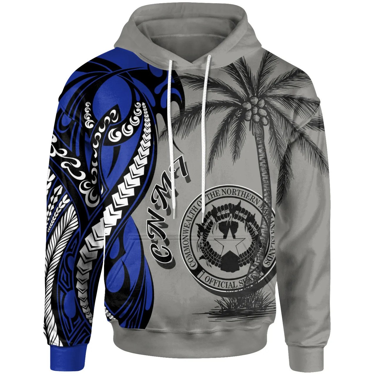 Sublimation Northern Mariana Islands Men's Hoodies&Sweatshirts Drop Shipping Wings Style Printed Crewneck Sweatshirt Hoodie