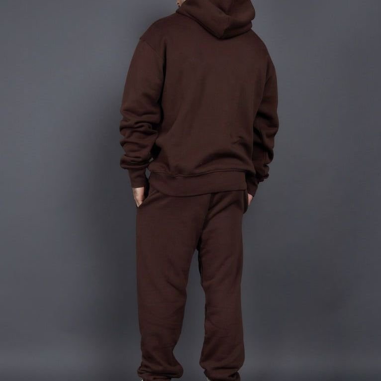 400gsm heavyweight custom men's 2pieces in one set hoodies oversized blank sweatpants and hoodie set pullover unisex hoodies