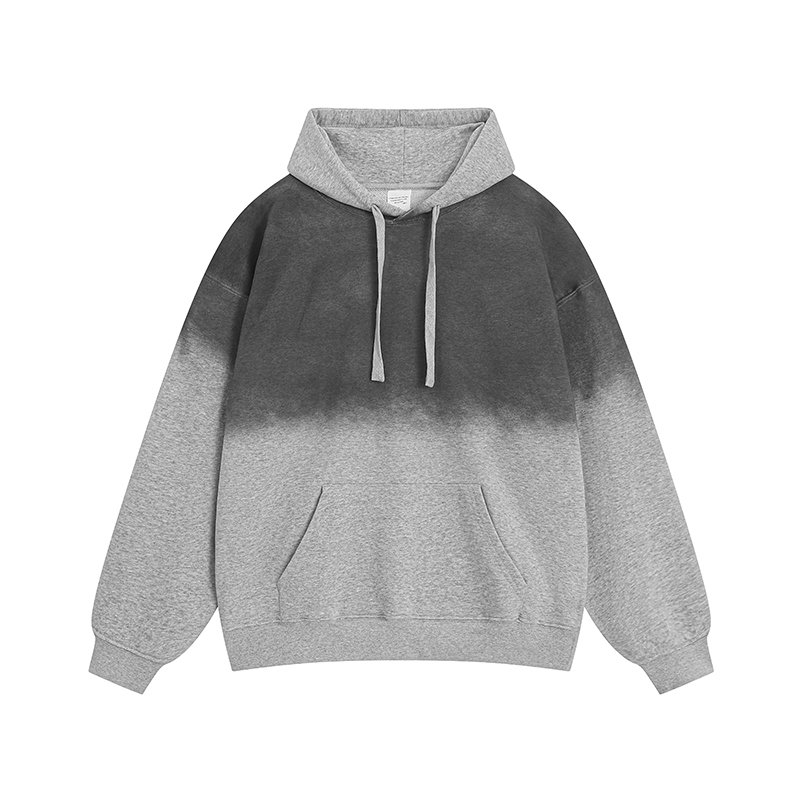 custom logo terry hoodie Blank Vintage Acid Wash Hoodie oversized 370gsm heavy cotton hoodie