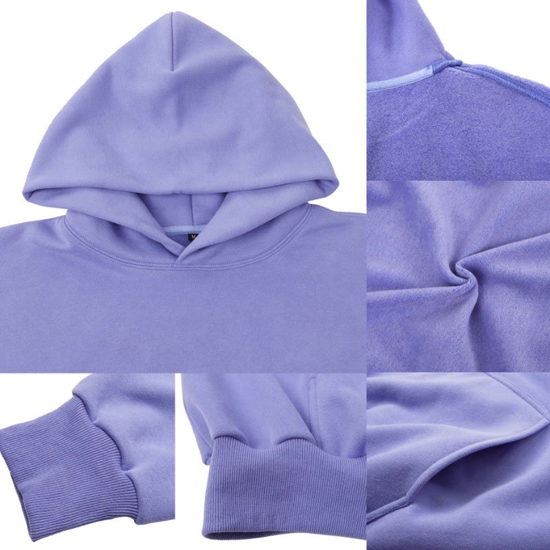 Ultra Heavy Weight Boxy Fit 500 Gsm 500gsm Custom Blank Unisex Oversized Heavyweight 100% Cotton No String Double Layer Hoodie
