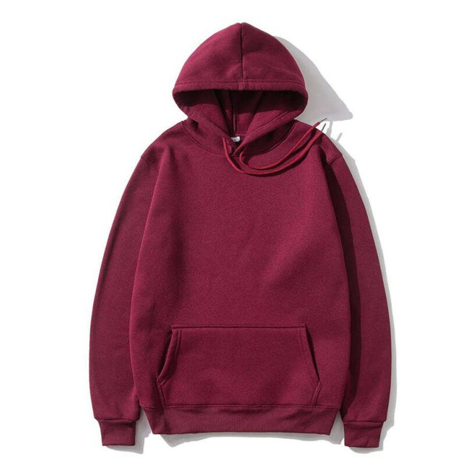 Wholesale Custom Thermal Hoodies Embroidery Logo Unisex Streetwear Pullover Men's Hoodies Sweatshirts Blank Men Hoodies