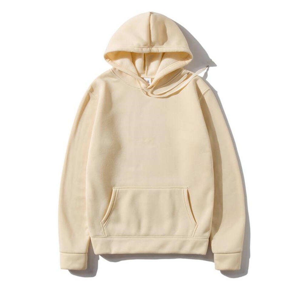 Wholesale Custom Thermal Hoodies Embroidery Logo Unisex Streetwear Pullover Men's Hoodies Sweatshirts Blank Men Hoodies