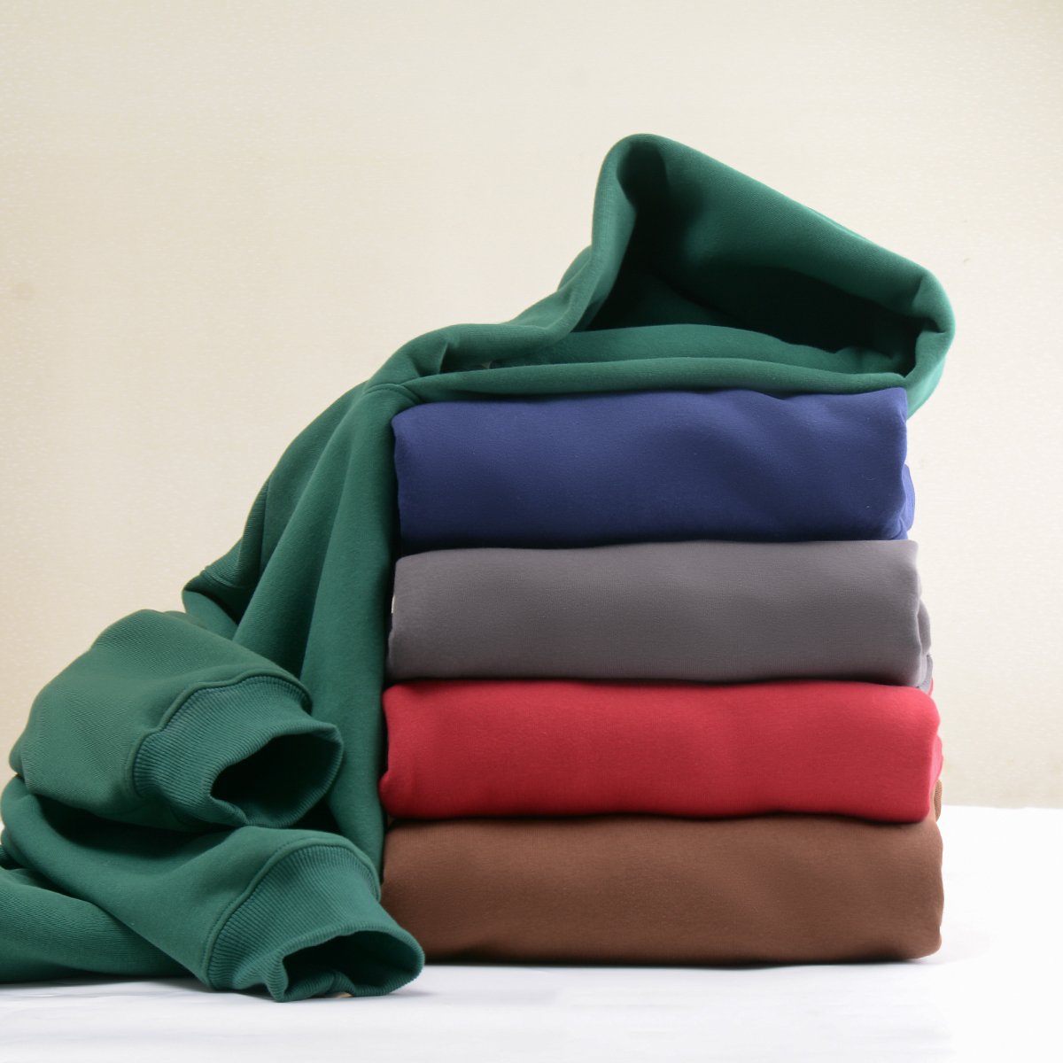 500g Hoodie Pullover Sweatshirt Embroidered Unisex Heavyweight Fleece Drop Shoulder Pocket Sweatshirt Puff Printing Hoodi