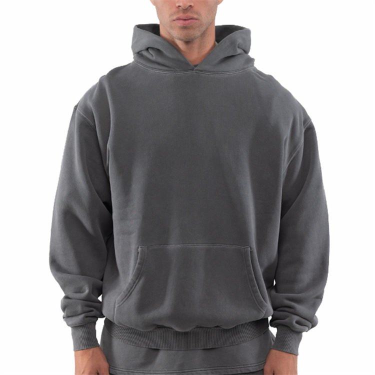 Quality Puff Printing Wholesale Heavyweight Cotton Men's Hoody Oversized Custom Print Luxury Pullover Cotton Custom Hoodies