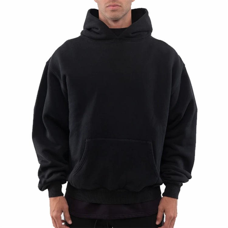 Quality Puff Printing Wholesale Heavyweight Cotton Men's Hoody Oversized Custom Print Luxury Pullover Cotton Custom Hoodies
