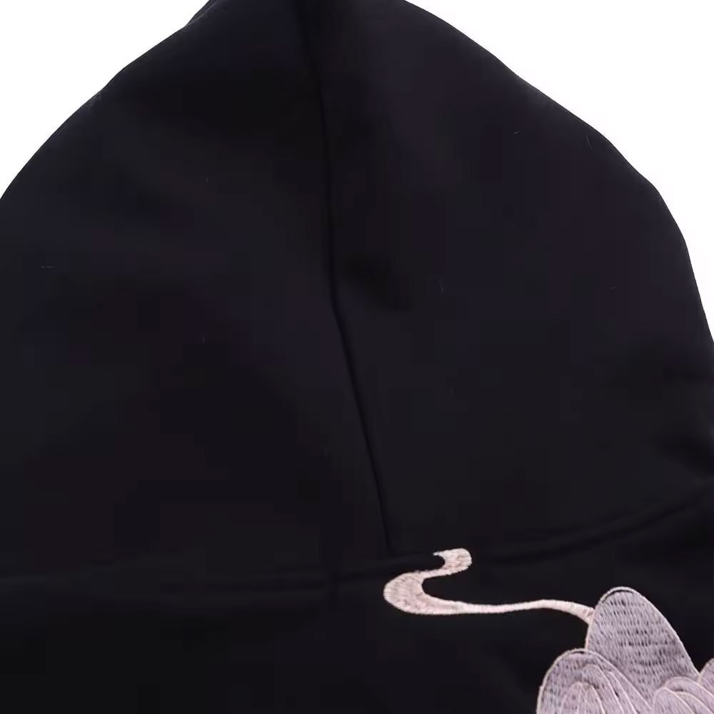 Men Hoodie Sweatshirt Spring and Autumn Men Embroidery Hoodie Sweatshirt Men's Solid Color Long Sleeve Hoodies