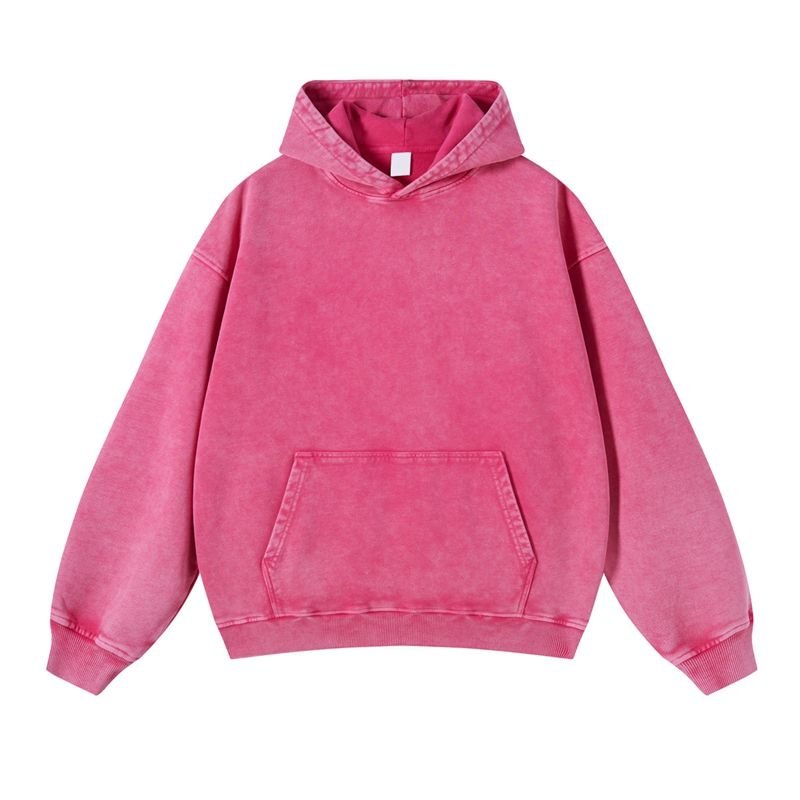 OEM ODM High Quality Custom Logo 420G 100% Cotton Heavyweight Vintage Stone Wash Fleece Blank Oversized Plus Size Men'S Hoodies