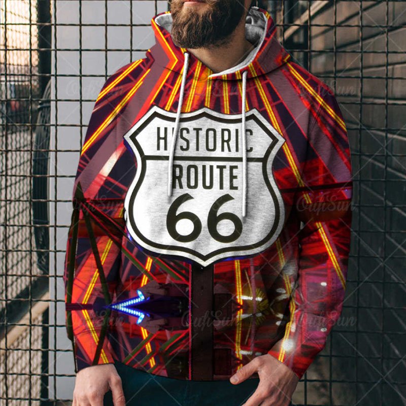 European and American hoodie fashion 3D printed hoodie street trend pullover men's hoodie pulls pour hommes