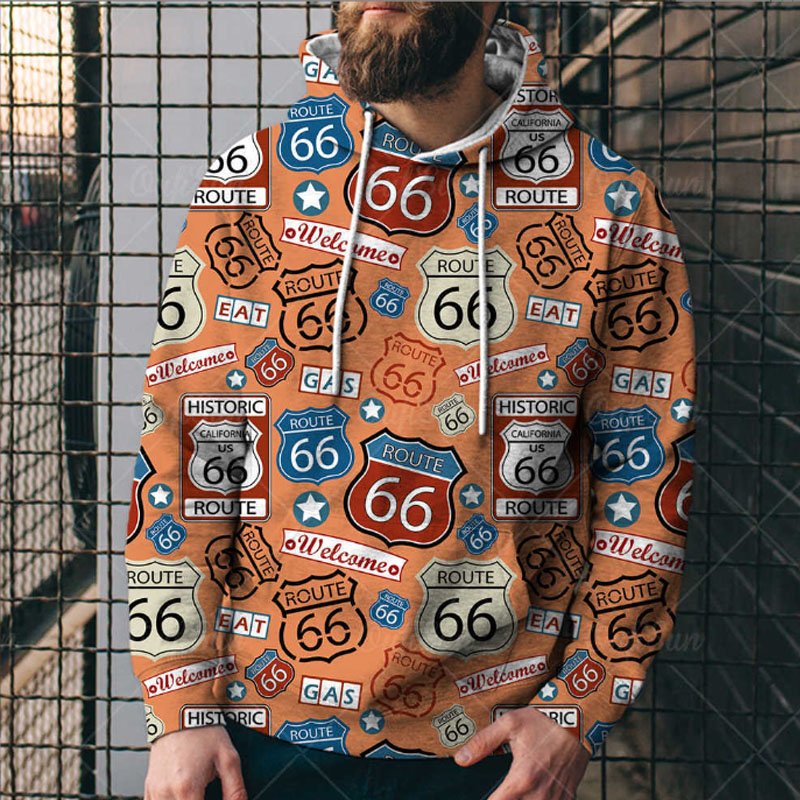 European and American hoodie fashion 3D printed hoodie street trend pullover men's hoodie pulls pour hommes