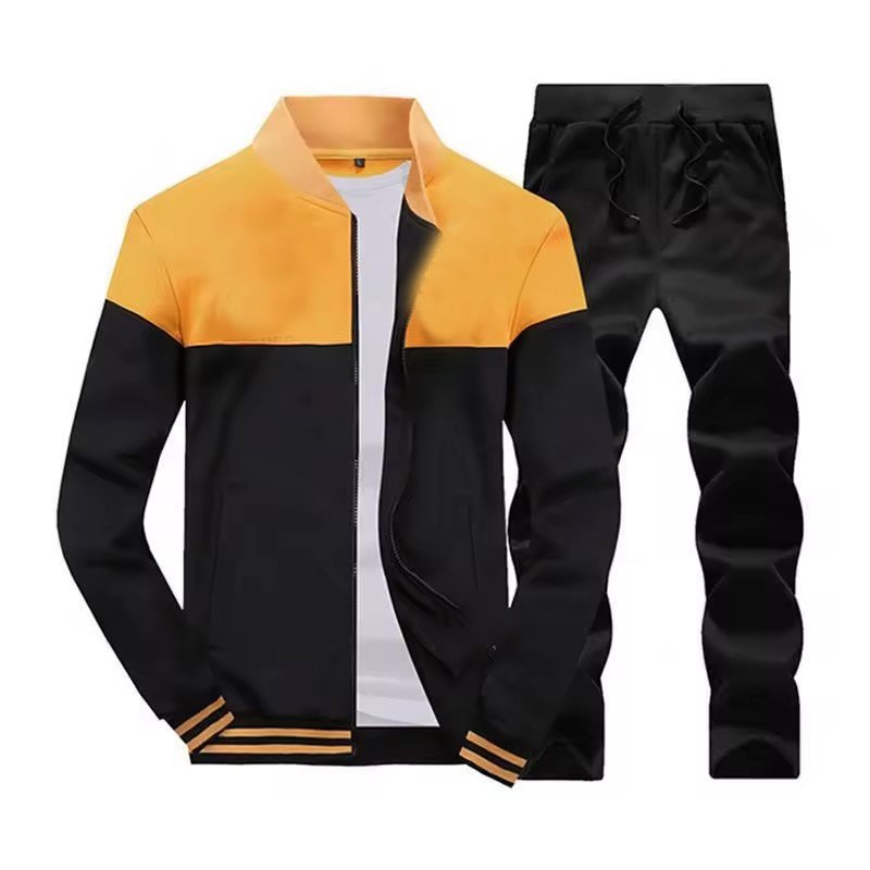 wholesale sports casual plain high quality custom logo zipper up fleece Tracksuit