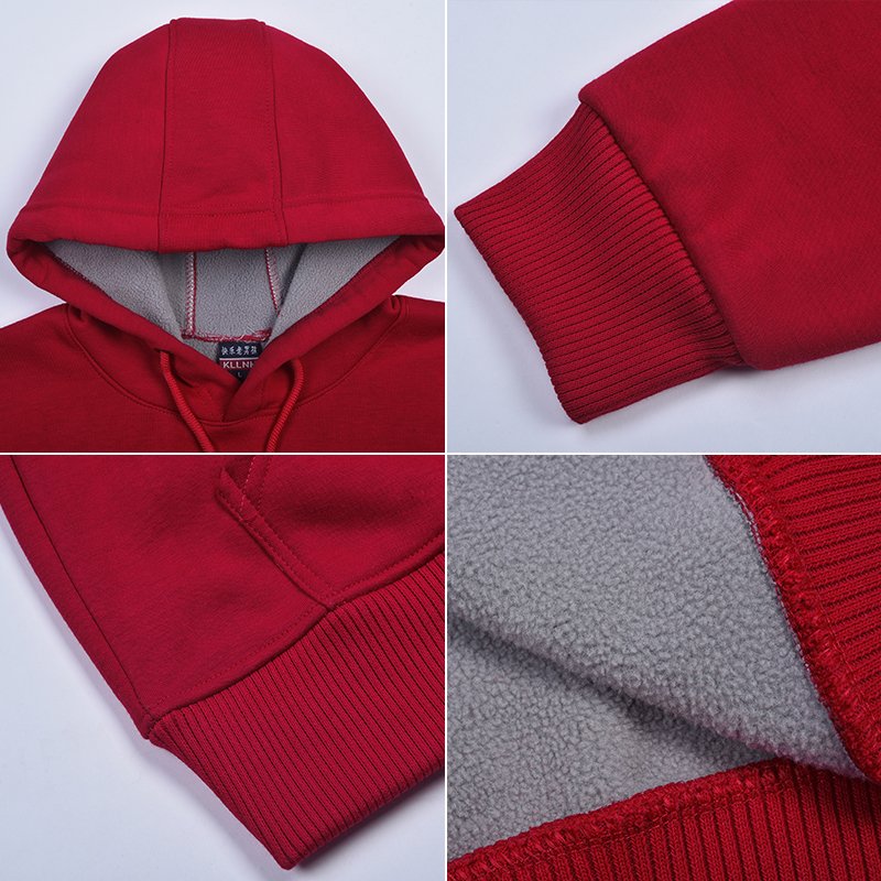 CVC fabric high purity cotton hoodies casual sport pullover men's hoodies thick fleece hoodies sweatshirts