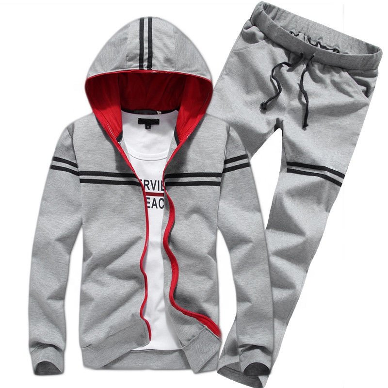 new custom fitness autumn hoodies&joggers training&jogging suits casual street wear sport wear men's tracksuits