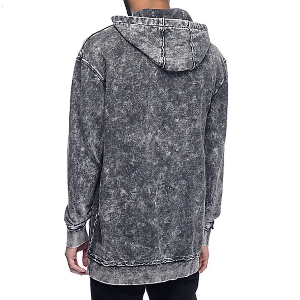 Oversize Boys Stone Wash Hoodies acid wash hoodies Kangaroo Pocket Streetwear Sweatshirts For Adults