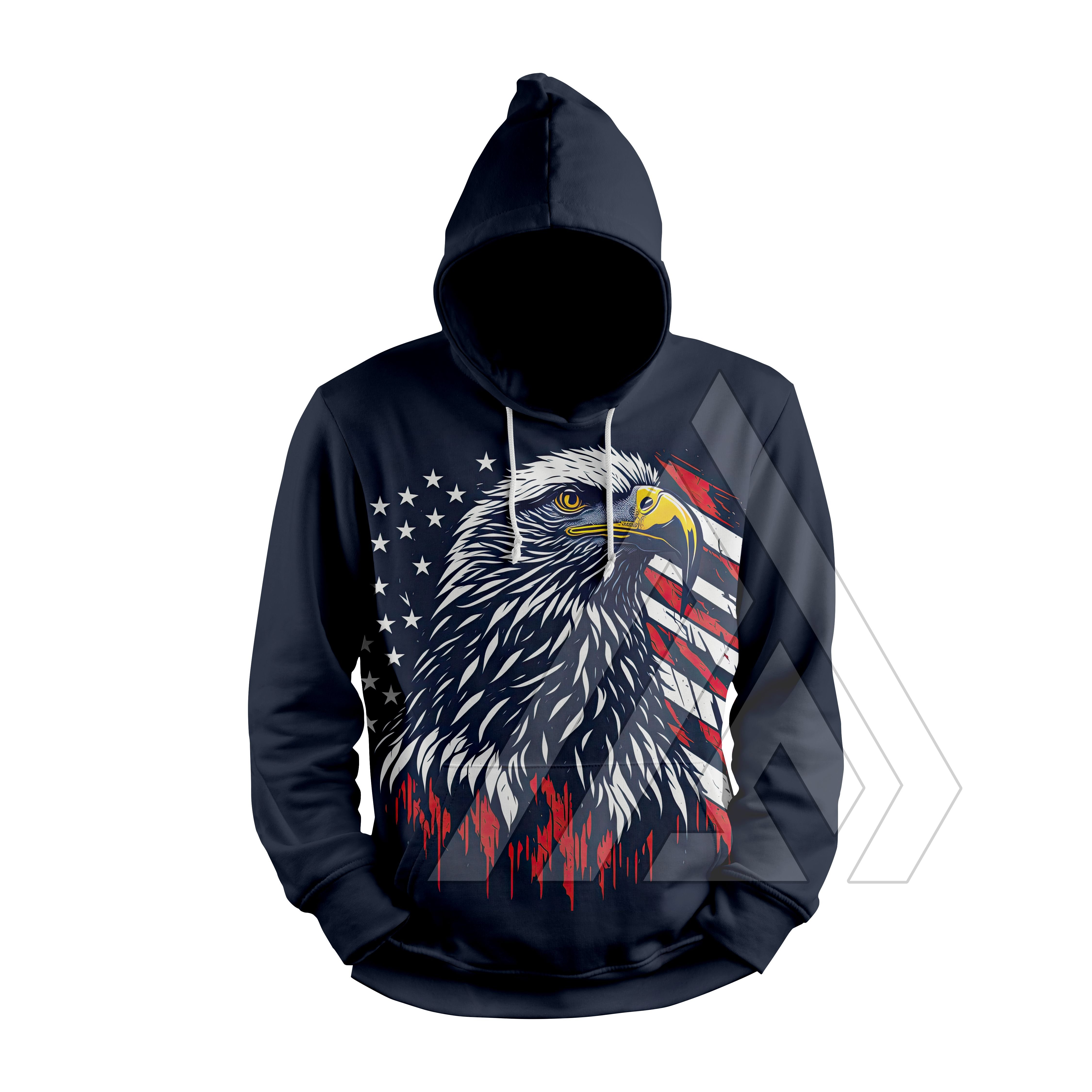 American Pullover Men's Sublimation Hoodies sweatshirts Polyester Fleece made Full Sleeve OEM Free Sample Men Hoodie