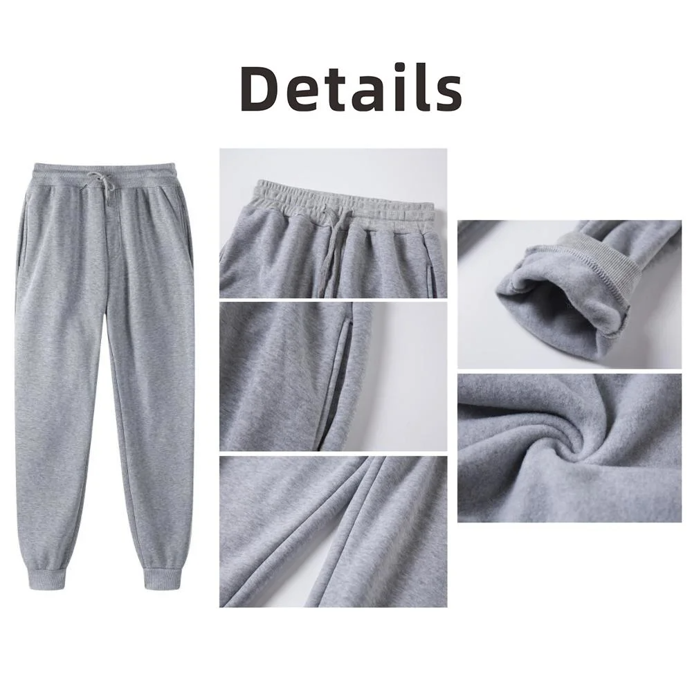 2024 High Quality Men's Hoodies & Sweatshirts Solid Color Oversized Hoodie Sweatpants And Hoodie Set