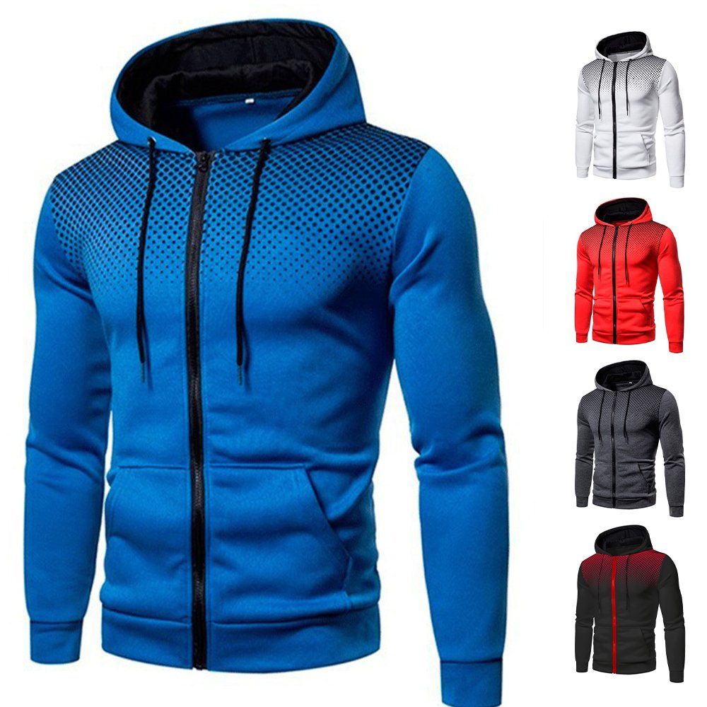 Fashion Zip Up Hoodies Custom Cheap Bulk Hoodie Wholesale Hooded Sweatshirt Man Polyester Hoodie With Zipper Sudaderas De Hombre