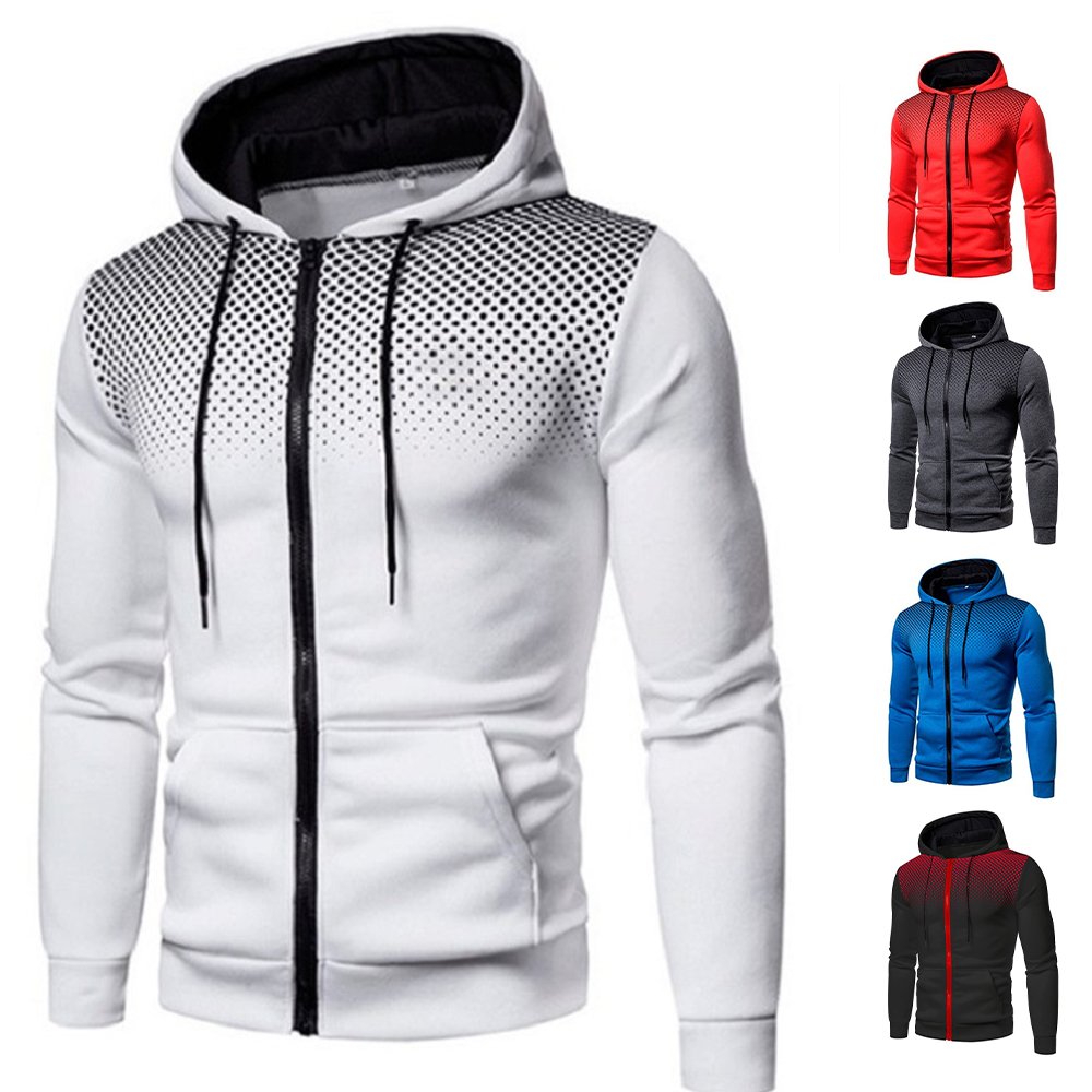 Fashion Zip Up Hoodies Custom Cheap Bulk Hoodie Wholesale Hooded Sweatshirt Man Polyester Hoodie With Zipper Sudaderas De Hombre