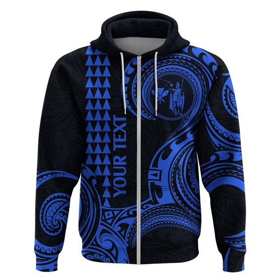 2024 Factory Price Polynesian Samoan Tribal Design Custom With Zipper Mens Oversize Casual Hooded Sweatshirt boy tops