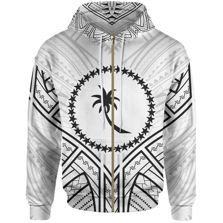 2024 Factory Price Polynesian Samoan Tribal Design Custom With Zipper Mens Oversize Casual Hooded Sweatshirt boy tops