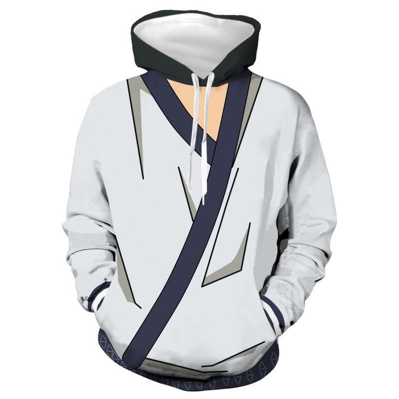 Hot Sell New 3d Print Zip Cardigan Hooded Sweater Coat Shirt Cosplay Anime Customized Mens Sweatshirt