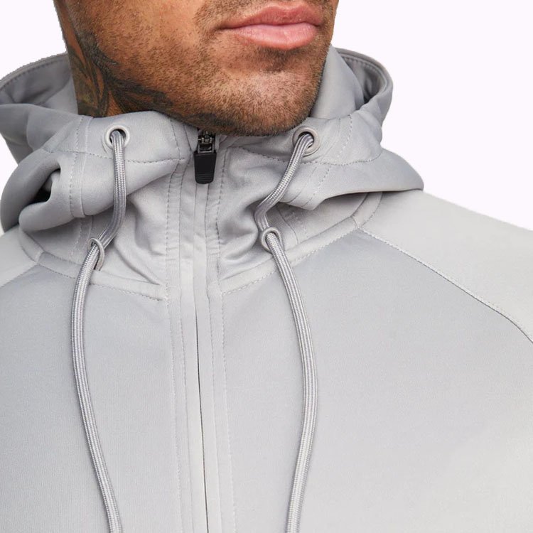 Custom Mens Fall Tracksuit Gym Zip Up Hoodie and Jogger Tracksuits Plain Sport Tracksuit Set For Men