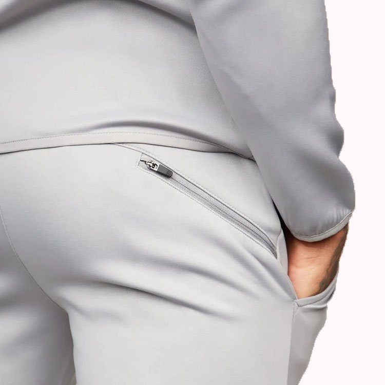 Custom Mens Fall Tracksuit Gym Zip Up Hoodie and Jogger Tracksuits Plain Sport Tracksuit Set For Men